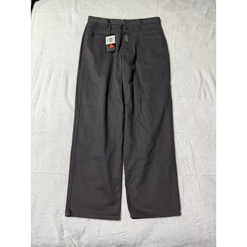 Marithe Francois Girbaud Raw Blue Gray Denim Brand X Jeans Men's 34x31 Baggy